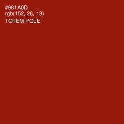 #981A0D - Totem Pole Color Image